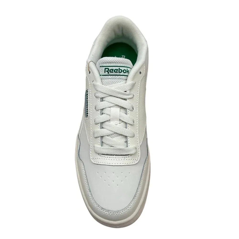 Reebok Club Memt Women’s Sneakers Size 8.5 White-Chalk-Green Classic Style Shoes
